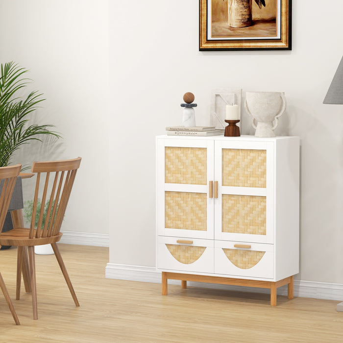 Accent Floor Storage - 2-Door Sideboard Buffet Cabinet - Ideal for Organizing and Decluttering Your Home