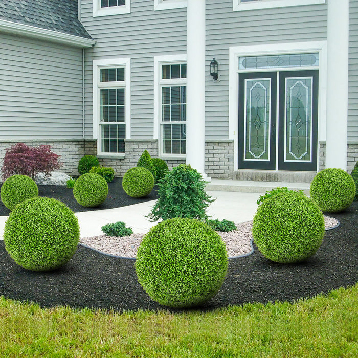 2 PCS 50cm Artificial Plant Boxwood Topiary Ball-