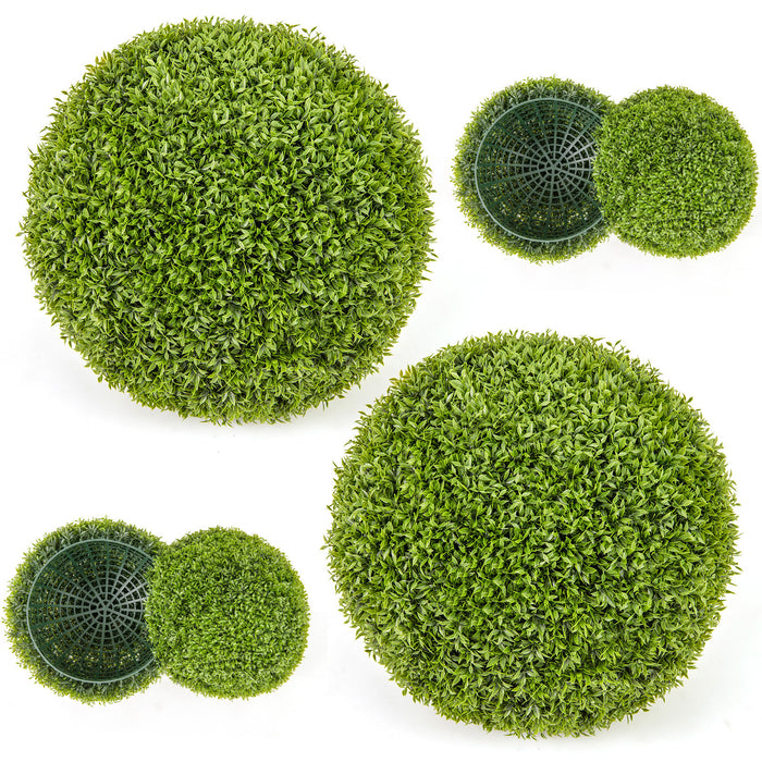 2 PCS 50cm Artificial Plant Boxwood Topiary Ball-