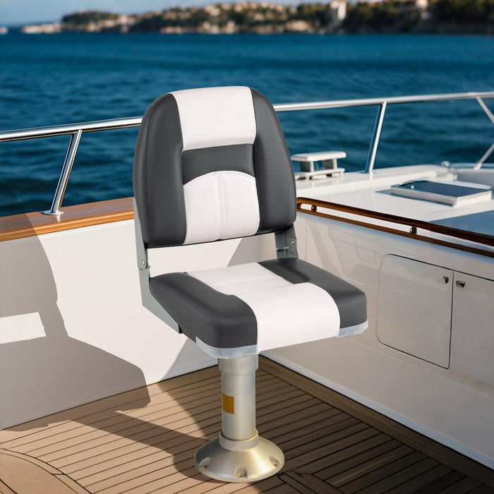 2-Pack Boat Seats with Thick Sponge Padding-