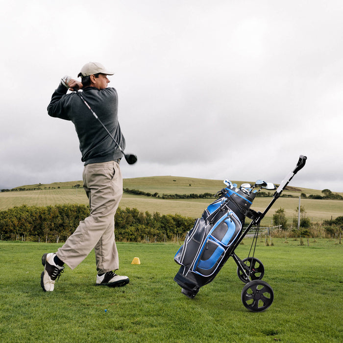 2 Wheels Foldable Golf Cart with Scoreboard