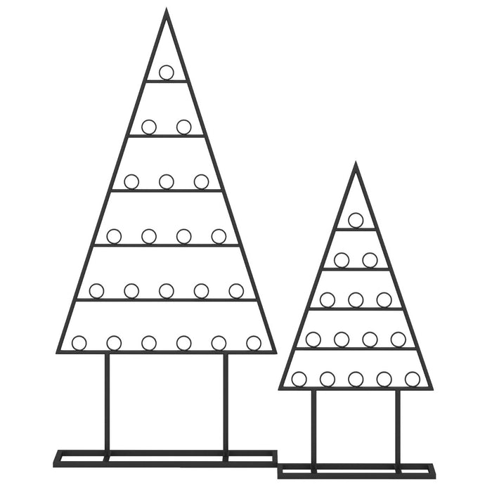 2 Pack Christmas Tree Photo Holder with 36 Round Clips-