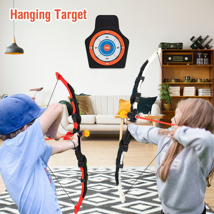 Pack of 2 - Kids Bow and Arrow Set with 20 Suction Cup Arrows - Perfect Archery Game for Young Children