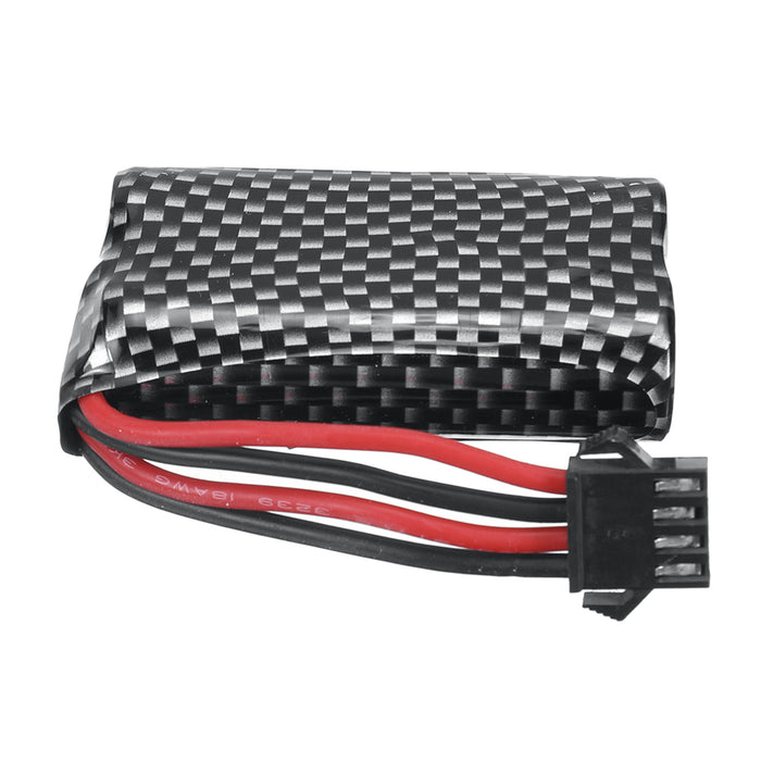 HXJRC HJ811 HJ812 Model - 7.4V 700mAh 5.18Wh Li-ion Battery with SM Plug for RC Boat Spare Parts - Ideal for Hobbyists and Vehicle Model Enthusiasts