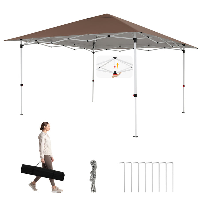 3.5 x 3.5 M Pop up Canopy Tent with UPF50+ Sun-Protective Top and Carry Bag-