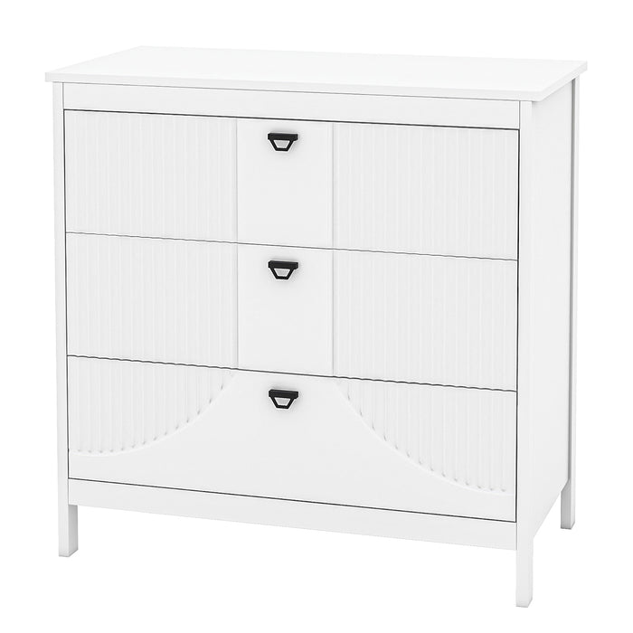 3-Drawer Dresser with Anti-toppling Kit and Storage-
