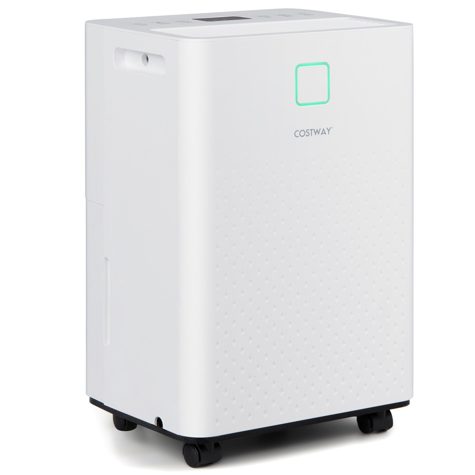 30㎡ Home Dehumidifier with 3 Modes 24H Timer Drain Hose and Smart Humidity Control-White