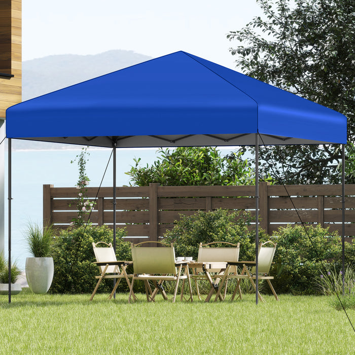 300 x 295 cm Pop up Canopy Tent with Portable Carrying Bag and Wind Ropes-
