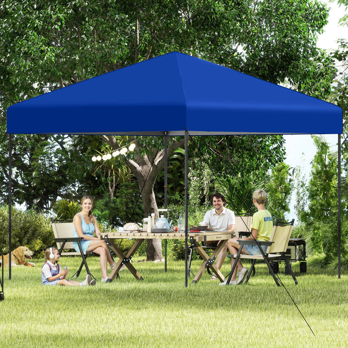 300 x 295 cm Pop up Canopy Tent with Portable Carrying Bag and Wind Ropes-