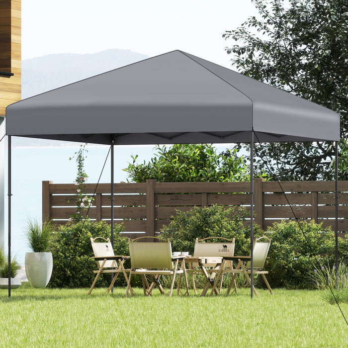 300 x 295 cm Pop up Canopy Tent with Portable Carrying Bag and Wind Ropes-