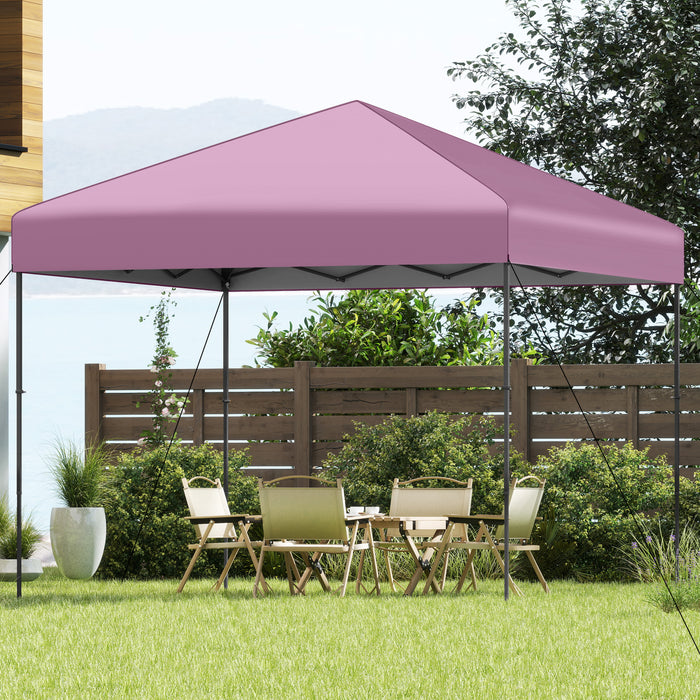 300 x 295 cm Pop up Canopy Tent with Portable Carrying Bag and Wind Ropes-