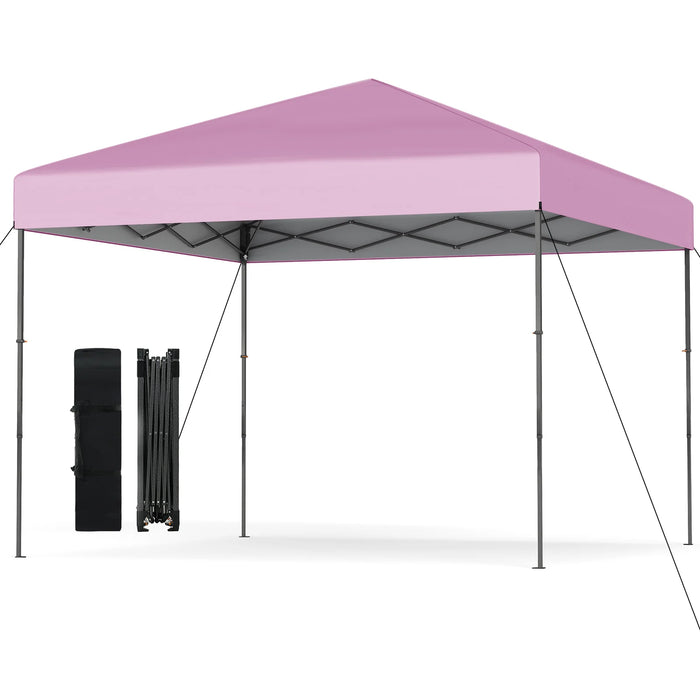 300 x 295 cm Pop up Canopy Tent with Portable Carrying Bag and Wind Ropes-