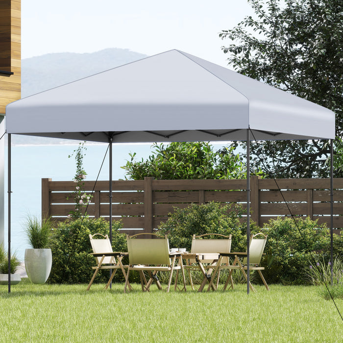 300 x 295 cm Pop up Canopy Tent with Portable Carrying Bag and Wind Ropes-
