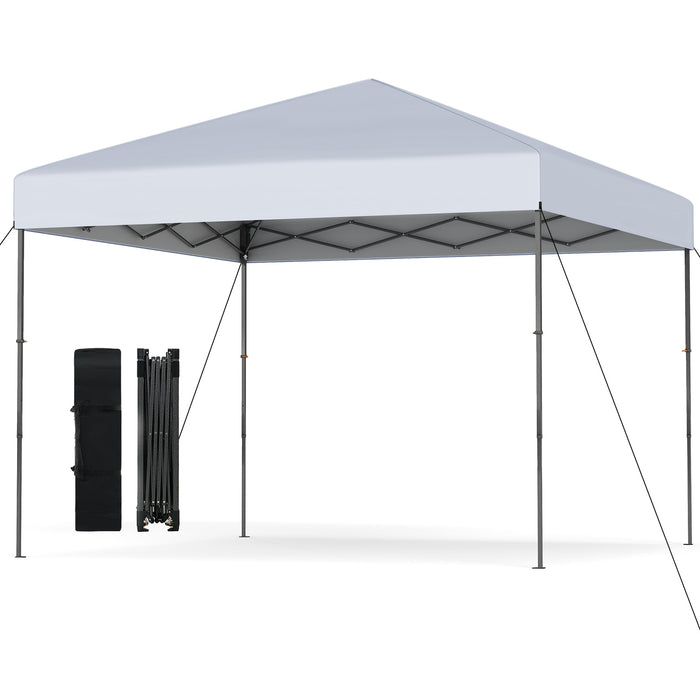 300 x 295 cm Pop up Canopy Tent with Portable Carrying Bag and Wind Ropes-