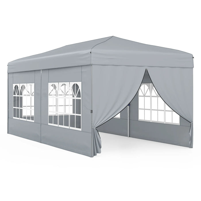 300 x 600 cm Pop up Canopy Tent with 6 Sidewalls and Wheeled Bag-