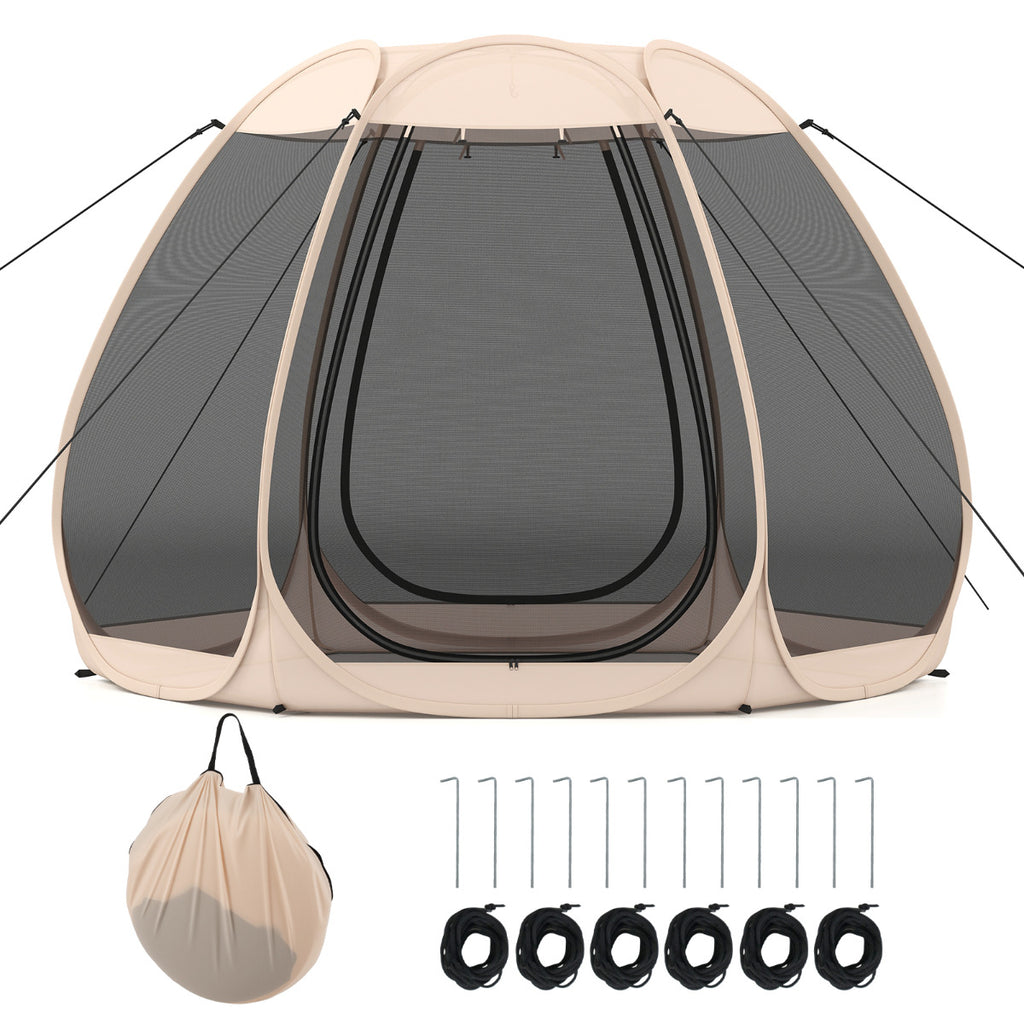 300 X 275 CM Foldable Outdoor Screened Camping Tent Gazebo-
