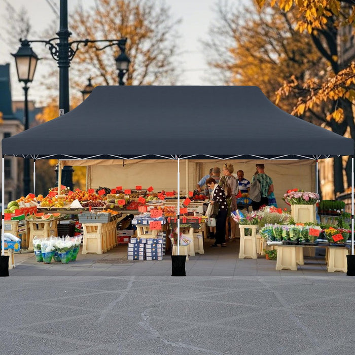 300 x 600 cm Pop up Canopy Tent with Carry Bag and 6 Sandbags-