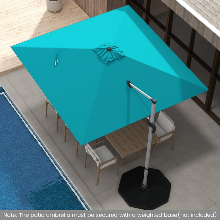 300cm Patio Cantilever Umbrella with 360° Rotation and Adjustable Tilt-