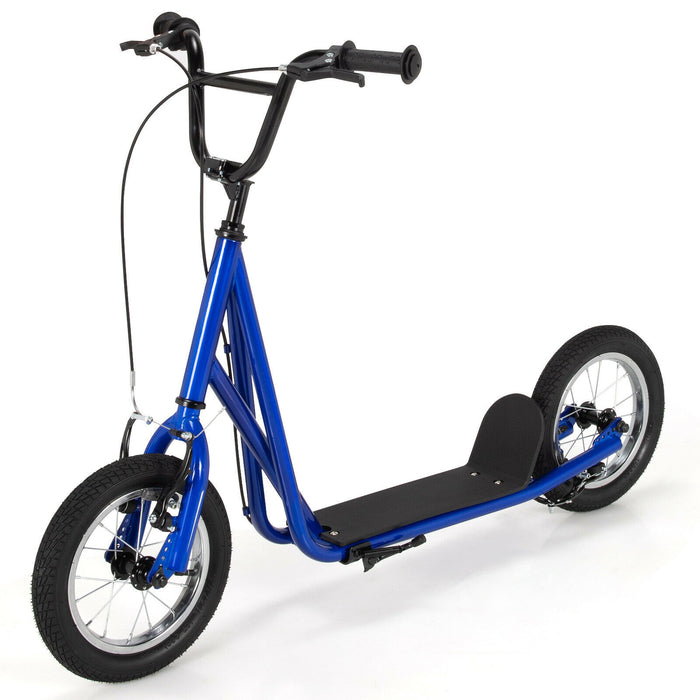 Children's Urban Scooter with Dual Hand Brakes and Adjustable Handlebar-