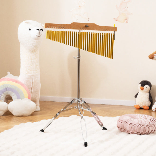 36-Bar Chimes Percussion Instrument with Portable Bag-