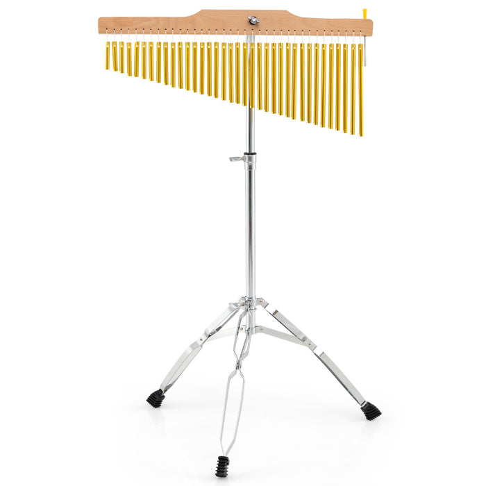36-Bar Chimes Percussion Instrument with Portable Bag-