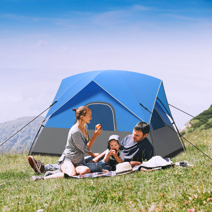 Outdoor Camping Tent - 3-Person Capacity with Removable Floor Mat - Perfect for Campers and Outdoor Adventures