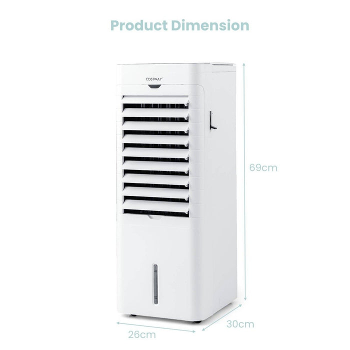 Evaporative Air Cooler and Heater with 3 Speeds and 3 Modes-
