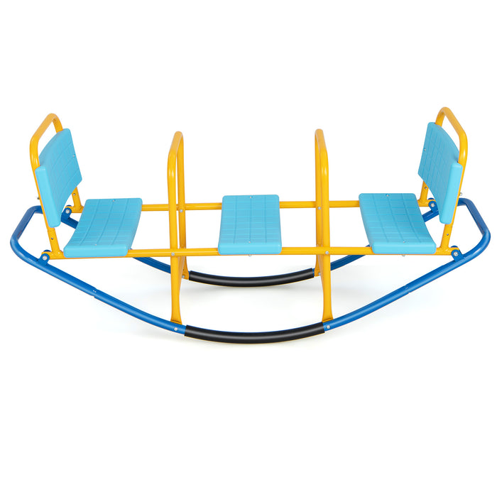 3-Person Kids Seesaw Teeter Totter for Kids Age 3-8-