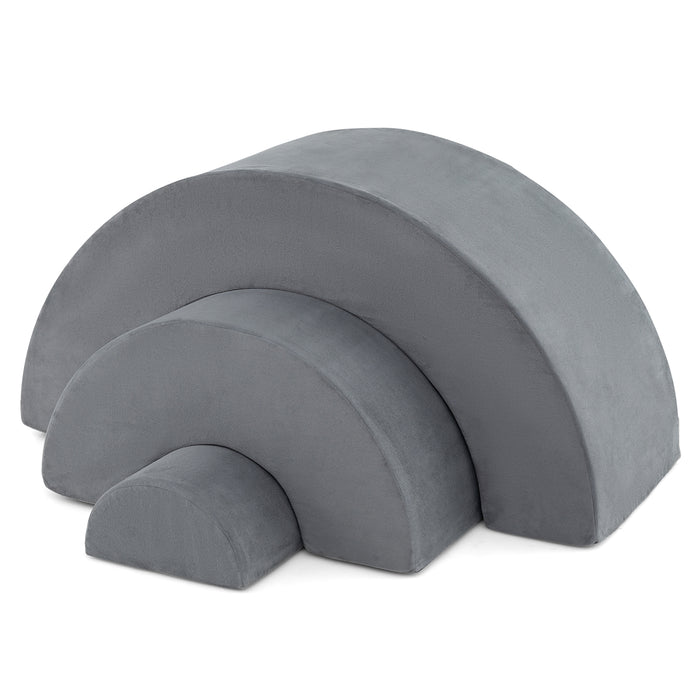 3 Piece Toddlers Climbing Toys with Elastic Filling-