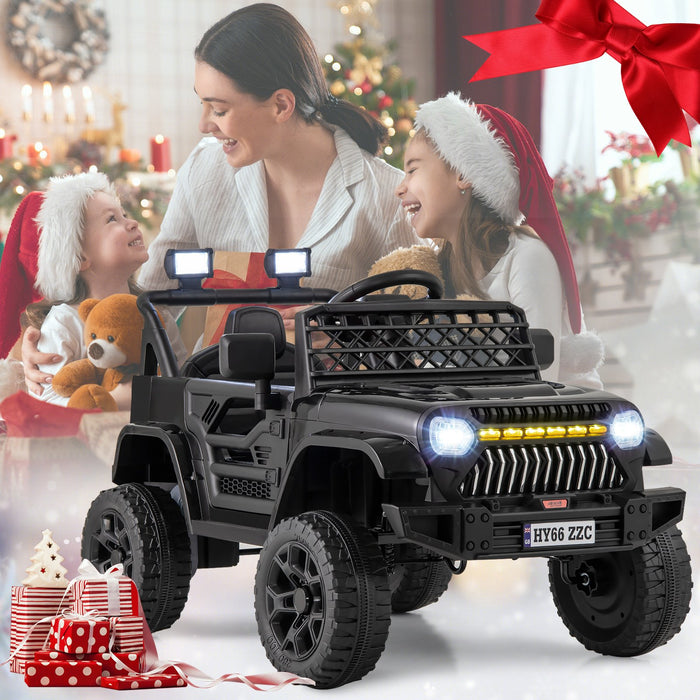 12V Kids Ride on Truck Battery Powered Car with Parental Remote-
