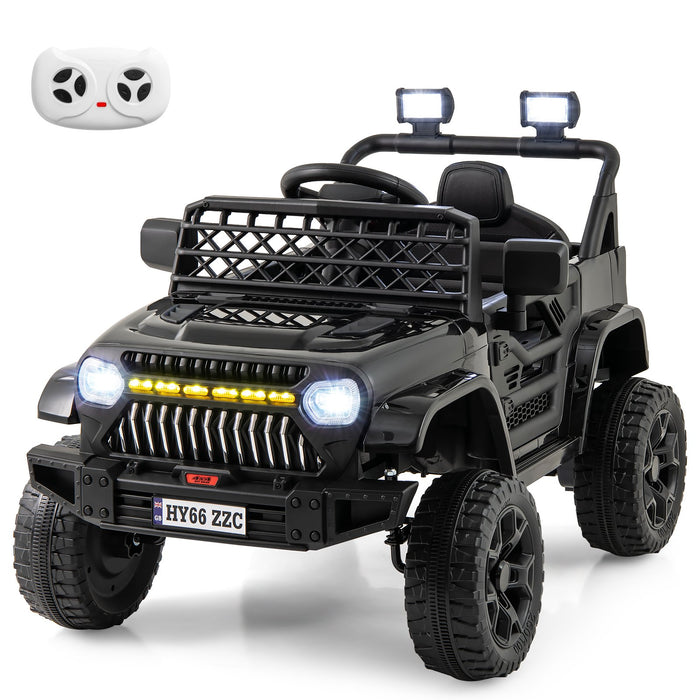 12V Kids Ride on Truck Battery Powered Car with Parental Remote-