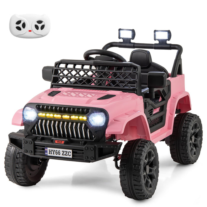 12V Kids Ride on Truck Battery Powered Car with Parental Remote-