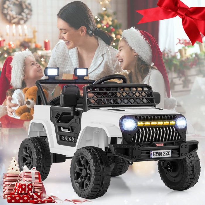 12V Kids Ride on Truck Battery Powered Car with Parental Remote-