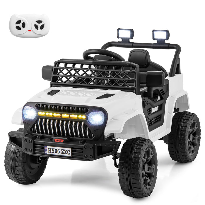 12V Kids Ride on Truck Battery Powered Car with Parental Remote-