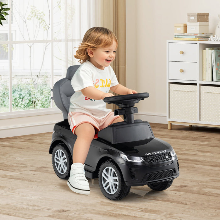 3 in 1 Push Car for Toddlers Licensed Land Rover Discovery Ride on Toy-