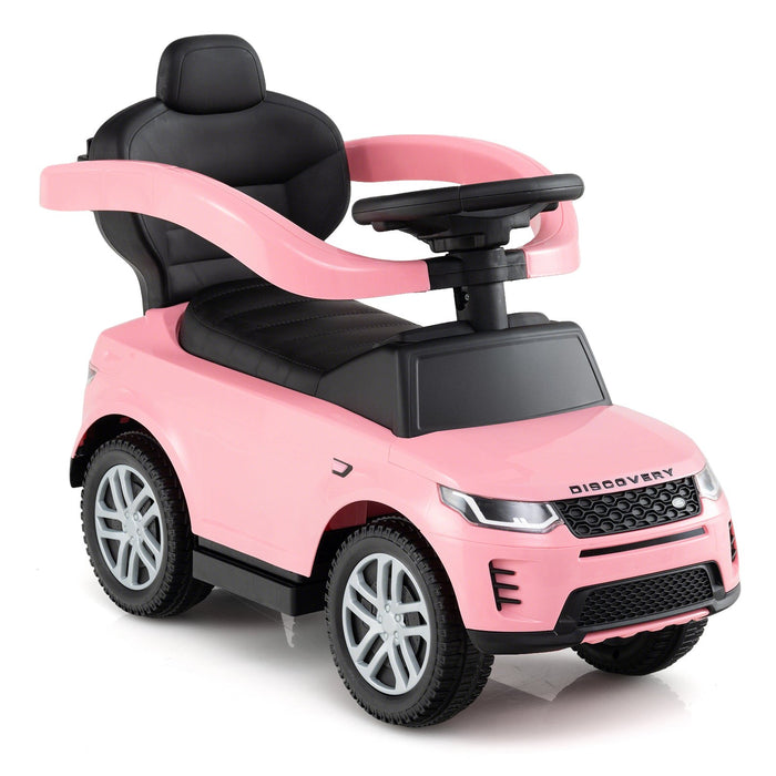 3 in 1 Push Car for Toddlers Licensed Land Rover Discovery Ride on Toy-