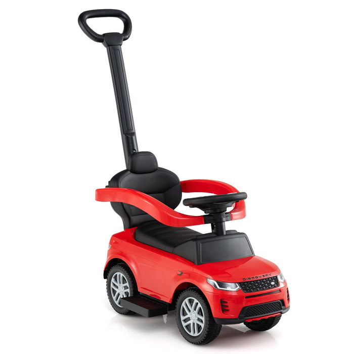 3 in 1 Push Car for Toddlers Licensed Land Rover Discovery Ride on Toy-