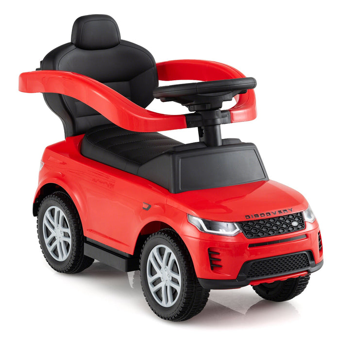 3 in 1 Push Car for Toddlers Licensed Land Rover Discovery Ride on Toy-