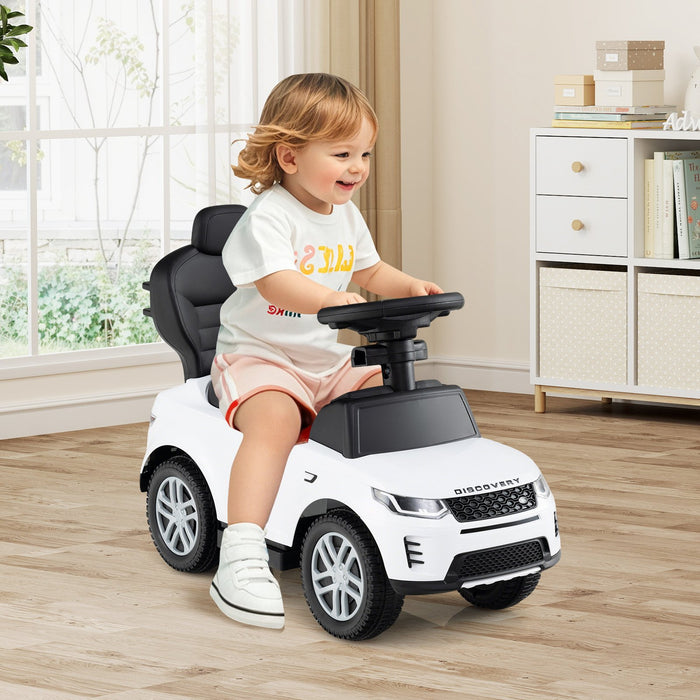 3 in 1 Push Car for Toddlers Licensed Land Rover Discovery Ride on Toy-