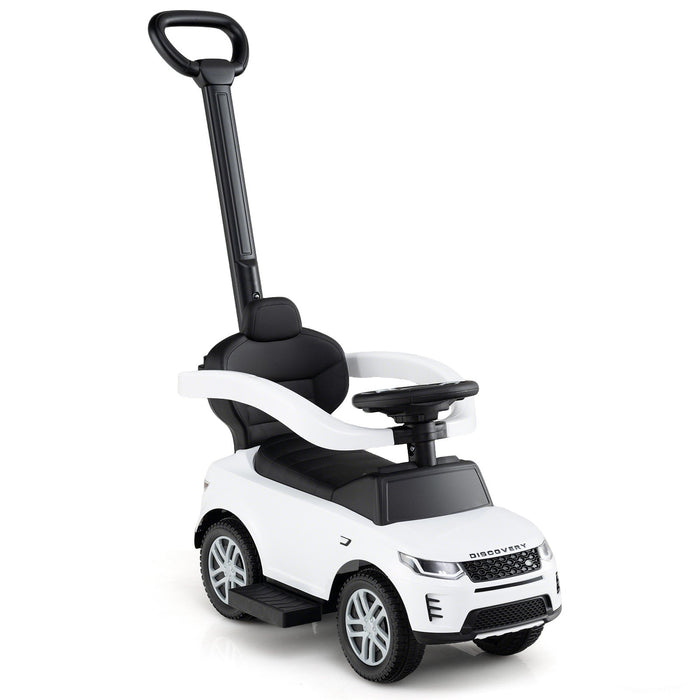 3 in 1 Push Car for Toddlers Licensed Land Rover Discovery Ride on Toy-
