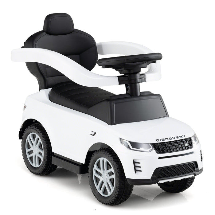3 in 1 Push Car for Toddlers Licensed Land Rover Discovery Ride on Toy-