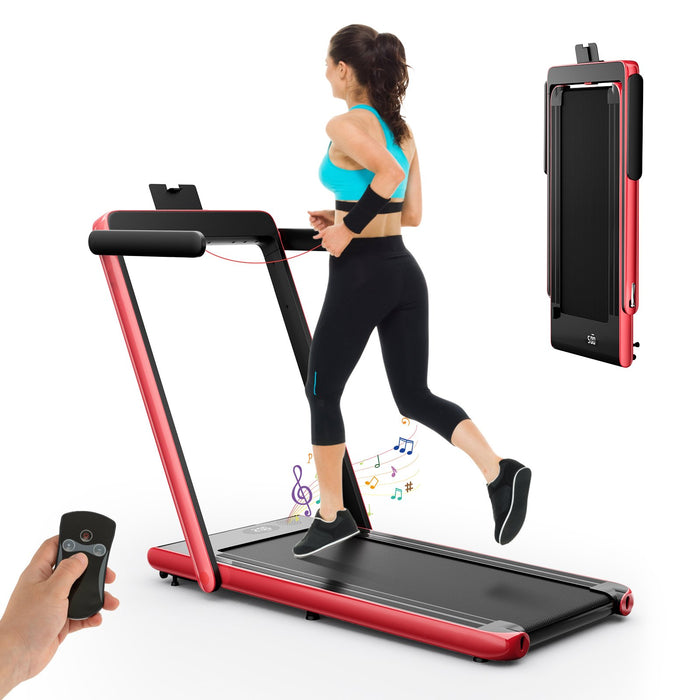 2.25 HP Foldable Treadmill 3 in 1 Walking Pad Under Desk Treadmill-