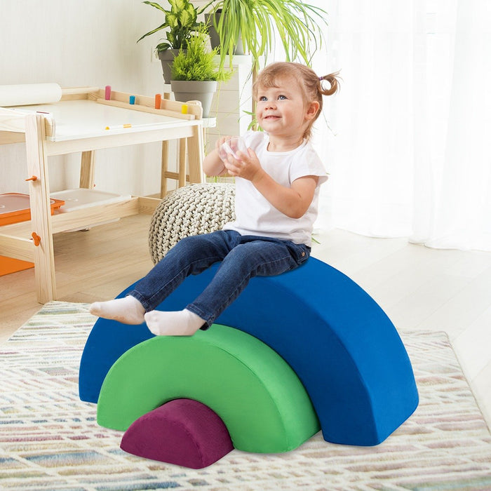 3 Piece Toddlers Climbing Toys with Elastic Filling-