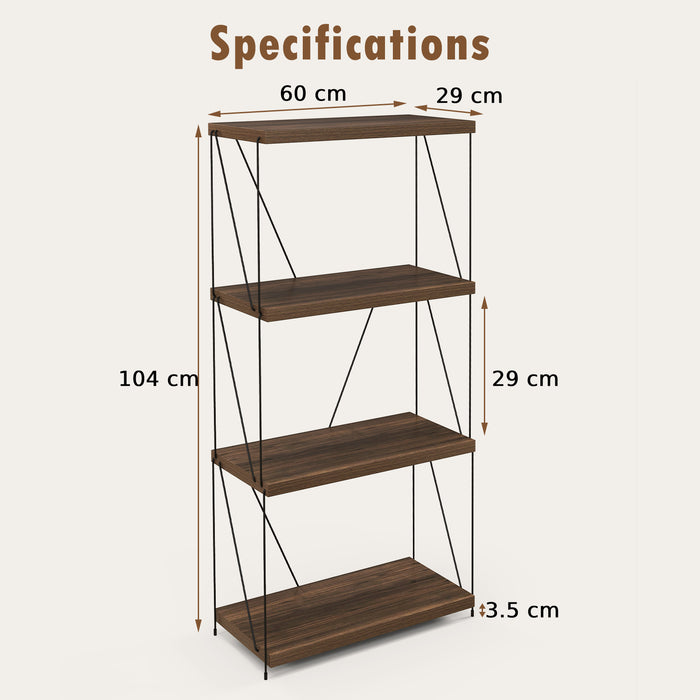 2 Pack 3-Tier Multipurpose Display Rack with Metal Frame