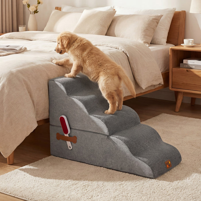 5-step Dog Foam Stairs for High Bed Sofa Couch Transformative High-