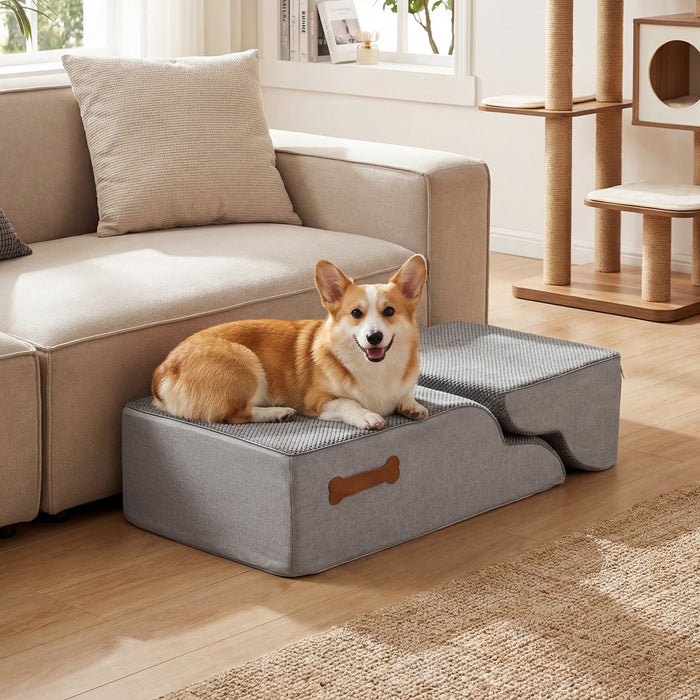 5-step Dog Foam Stairs for High Bed Sofa Couch Transformative High-