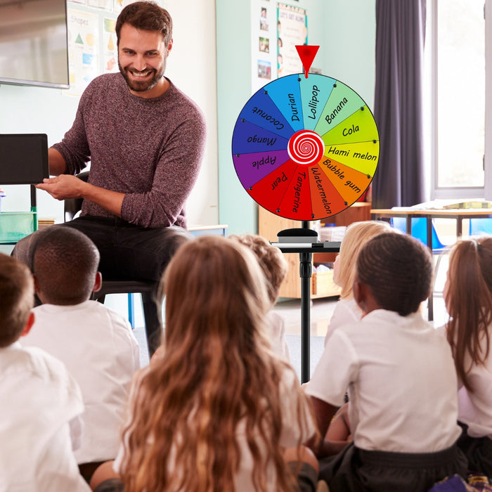 40 cm Prize Wheel with Folding Tripod Floor Stand