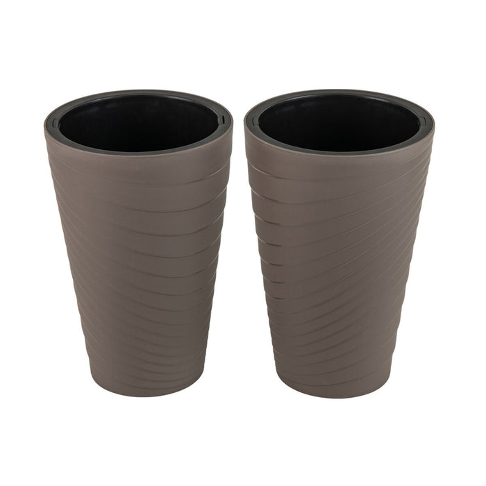 45 cm Tall Flower Pot Set of 2 Modern Decorative Planter Pots-