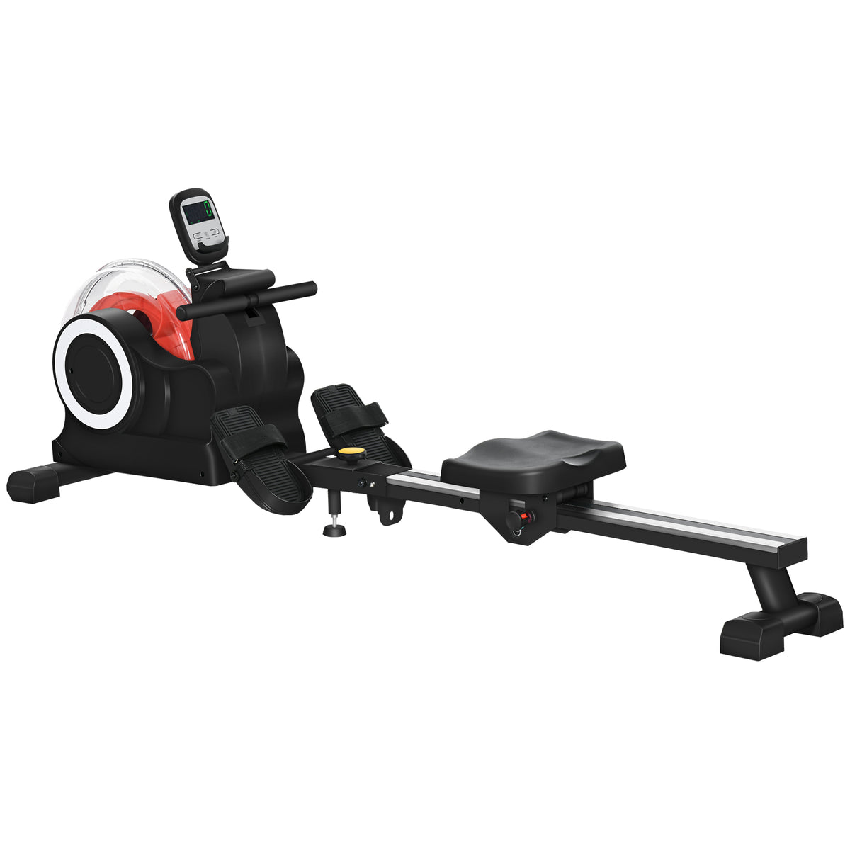 Compact Foldable Water Rower - Home Fitness with LCD & Wheels — Shopsta UK
