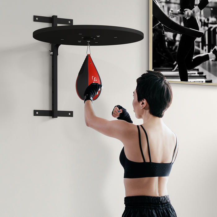 Wall Mounted Speed Bag Platform - Height Adjustable Punching Bag Stand for Boxing Training - Ideal for Home Gym & Fitness Enthusiasts